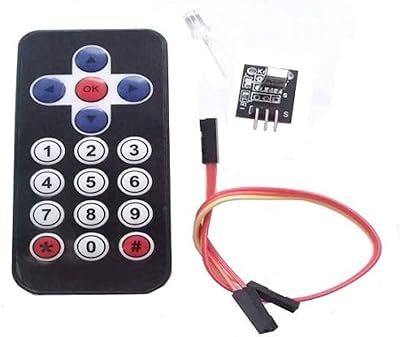 Télécommande infrarouge modèle n° hx1838 avec récepteur arduino avr microcontrôleur