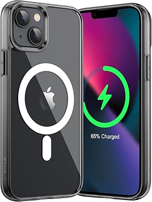 Geetech coque magnétique pour iphone 13 mini 5,4 pouces, compatible avec le chargement