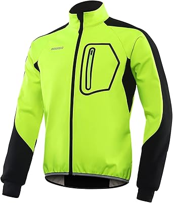 Veste de cyclisme coupe-vent d'hiver pour hommes, course à pied, randonnée, manteau