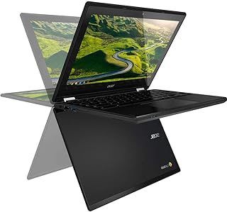 Acer chromebook r11 convertible 2-en-1 noir, écran tactile hd 11,6 pouces, processeur intel