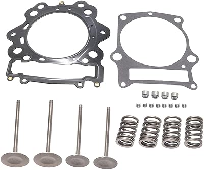 Ensemble de soupape d'échappement d'admission de cylindre ingrebuild pour yamaha raptor 700 yfm700r