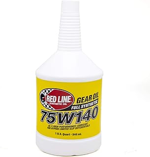 Huile pour engrenages red line 57914 75w140, 1 litre, 1 paquet