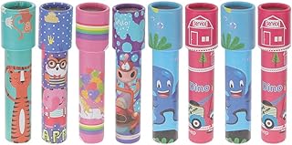Jeu de kaléidoscope elipis, 8 pièces, jouets de kaléidoscope en papier rotatif