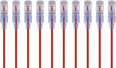 Câble de raccordement ethernet fin cat6a monoprice cordon réseau rj45