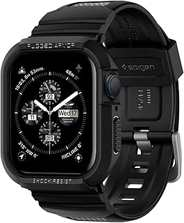 Spigen apple watch 44 mm series 4 avec coque - boîtier et bracelet