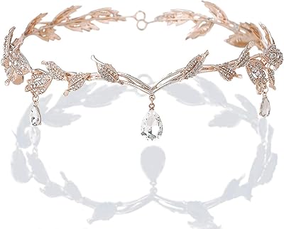 The white shop - bandeau couronne de mariage en forme de feuille