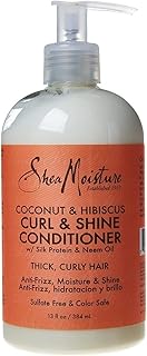 Après-shampoing boucles et brillance shea moisture à la noix de coco et à