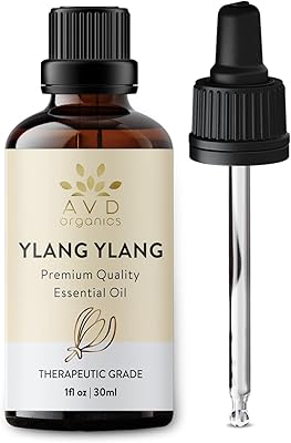Huile essentielle d'ylang ylang avd organics 30 ml - pure, naturelle, non diluée