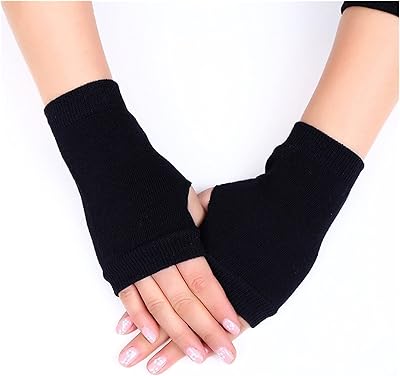 Gants d'hiver en peluche de lapin, gants sans doigts, gants de conduite, gants