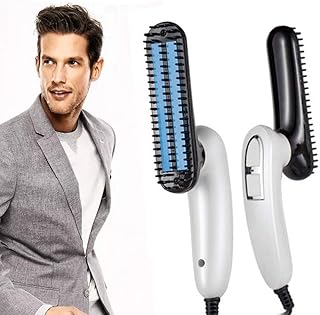 Lisseur à barbe pour hommes lisseur multifonctionnel pliable et cheveux brosse lisser la coiffer