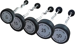 Yala home gym curl ez barres d'haltérophilie statiques commerciales lestées barres en acier