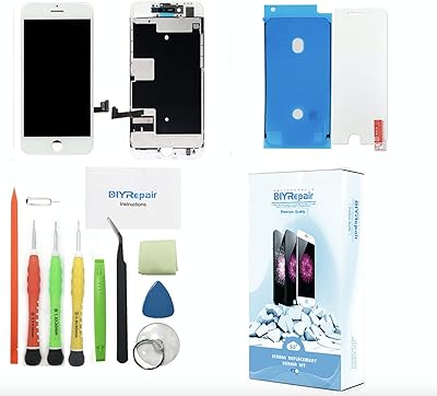 Kit de réparation d'écran lcd iphone 8 plus (5,5 pouces) avec coque offerte