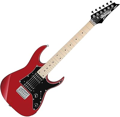Guitare électrique solid body grgm 6 cordes, droite, candy apple (grgm21mca)