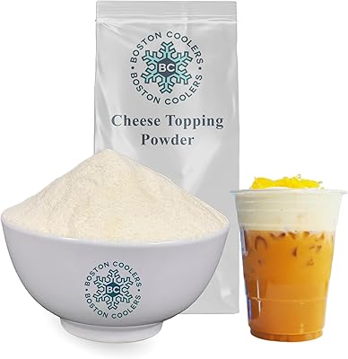 Refroidisseurs de poudre de fromage boston premium 1kg pour thé au lait, smoothie