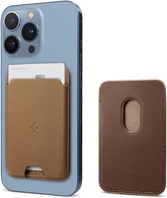Porte-carte magnétique spigen valentinus (magfit) avec 2 cartes conçu pour le chargeur