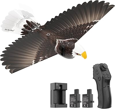 Hélicoptère télécommandé hanfon go bird eagle, drone à technologie flying bird, conception