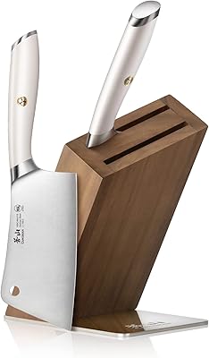 Ensemble de 3 couteaux couperets hua série kangshan l1 en acier allemand 1027518