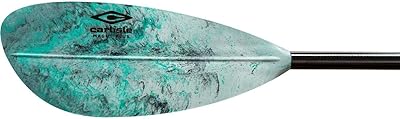 Pagaie de kayak carlyle magic plus avec lames en polypropylène et manche enveloppé