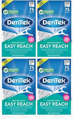 Cure-dents coudé den tech complete clean fresh mint, 75 pièces (paquet de 4)