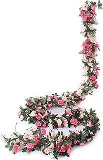 5 pièces 2,5 m guirlande de vigne de fleurs - guirlande de vigne