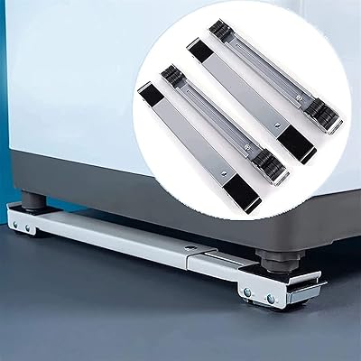 Base mobile pour machine à laver vue pour réfrigérateur, support réglable et multifonctionnel