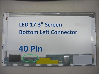 Écran d'ordinateur portable de remplacement led hdplus brillant pour toshiba satellite l75d-a7283