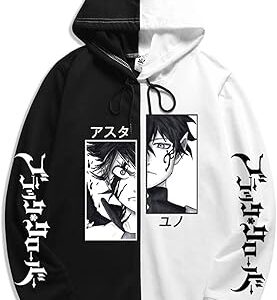 Anime black clover sweat à capuche décontracté sweat-shirt surdimensionné hip hop unisexe. Électroménager, mode, beauté... Diaytar a tout en stock