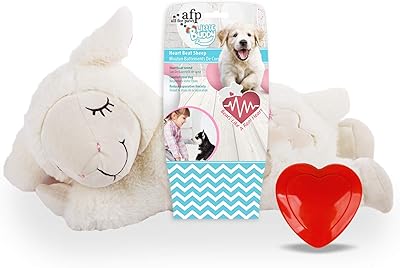 Jouet en peluche pour chien en forme d'agneau en forme de cœur all