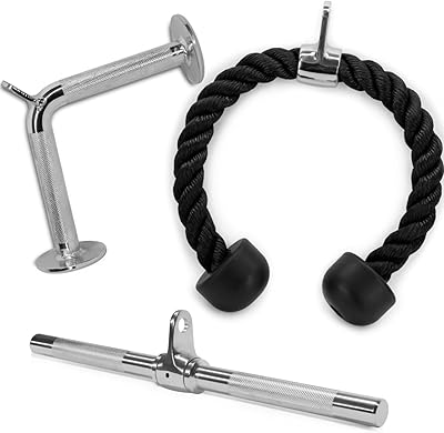 Yes4all deluxe cable lat pulldown attachments pour l'haltérophilie avec plusieurs options