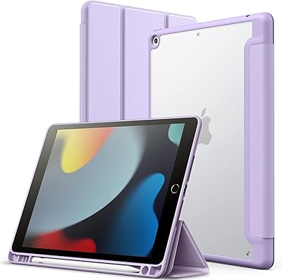 Coque jetech matte pour ipad 9/8/7 (10,2 pouces, modèle 2020/2021/2019, 9e/8e/7e génération)