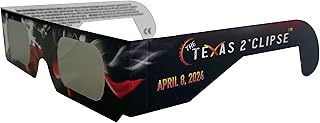 Lunettes de visualisation solar eclipse, fabriquées aux états-unis, certifiées iso-ce, paquet de 2