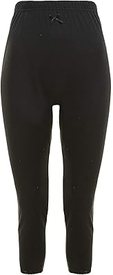 Leggings en coton pour femmes, noir, 5 pi à 5 pi 10 pouces