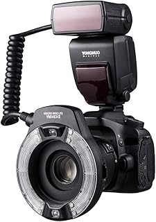 Flash macro yongnuo yn14ex ii pour appareils photo reflex numériques canon avec grand