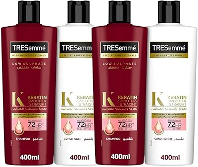 Tresemmé keratin smooth & straight shampooing à l'huile d'argan 400 ml