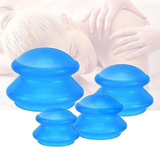 Ensemble de ventouses thérapeutiques en silicone de 4 tailles - ensemble de ventouses