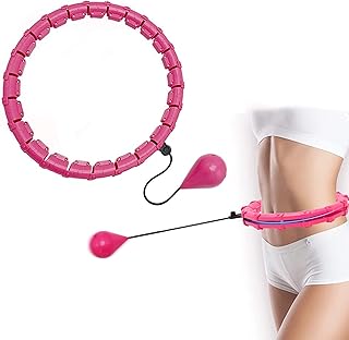 Hula hoop intelligent pour adultes castwave 24 nœuds détachables taille réglable avec rotation