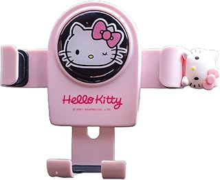 Support mobile pour grille d'aération de voiture micromal kawaii hello kitty