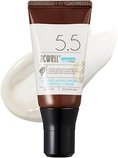Crème essentielle de réglisse aquil équilibrant le ph - hydratant pour le visage