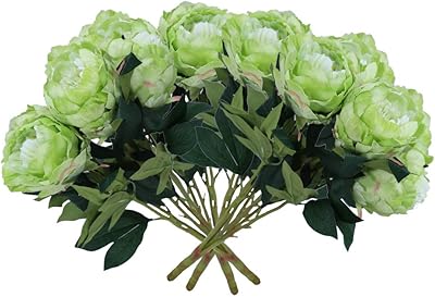 Yatai 4 bouquets de pivoines artificielles en soie, fleurs de mariage en gros