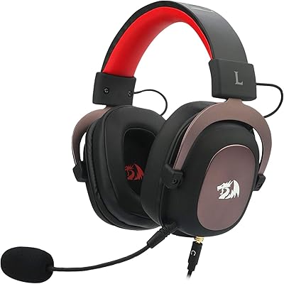 Casque de jeu filaire redragon h510 zeus - son surround 7.1 - coussinets