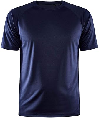T-shirt d'entraînement uniforme kraft pour homme noir xs