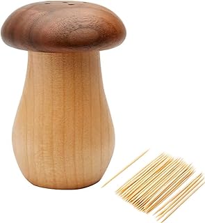 Distributeur de porte-cure-dents egir lvct, récipient distributeur de cure-dents en bois de champignon