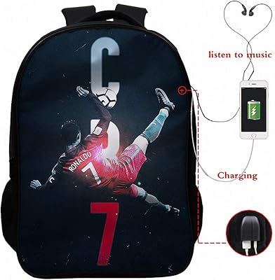 Sac à dos de fan juventus ronaldo n°7 pour la rentrée scolaire