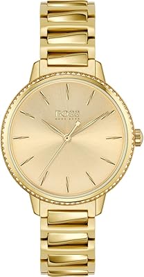 Montre à quartz analogique hugo boss pour femme