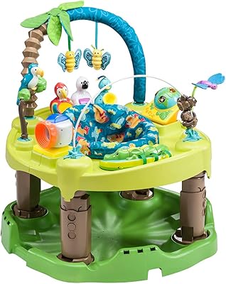 Evenflo fixed bouncer game, un jeu amusant. grey marl
