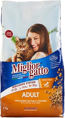 Migliore croquettes croquettes poulet et dinde pour chats, 2 kg