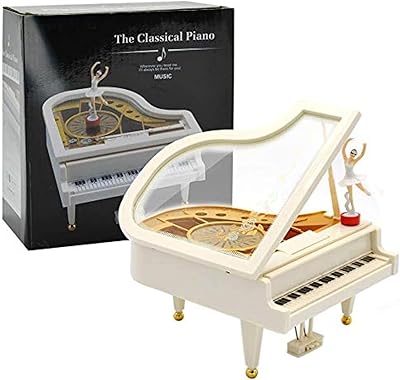 Cadeau de saint-valentin, piano danseuse, ballerine qui tourne. boîte à musique sky city