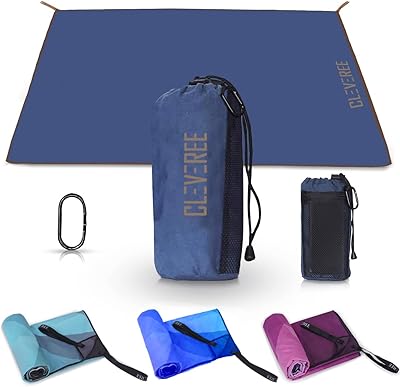 Serviette de plage et de sport clevery, serviette de piscine pour hommes