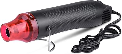 Mini pistolet thermique électrique 300w, pistolet à air chaud portable pour l'artisanat, gaufrage