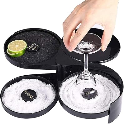 1 paquet de verre à 3 niveaux pour margarita et cocktail, outil